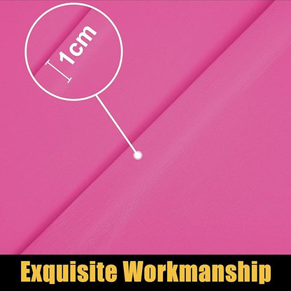 Smiry Rectangle Picnic Table Cloth, Waterproof Elastic Fitted Tablecloths for 4 Foot Tables, Washable Polyester Table Cover for Camping, Indoor and Outdoor (Rose Pink, 30"x48")