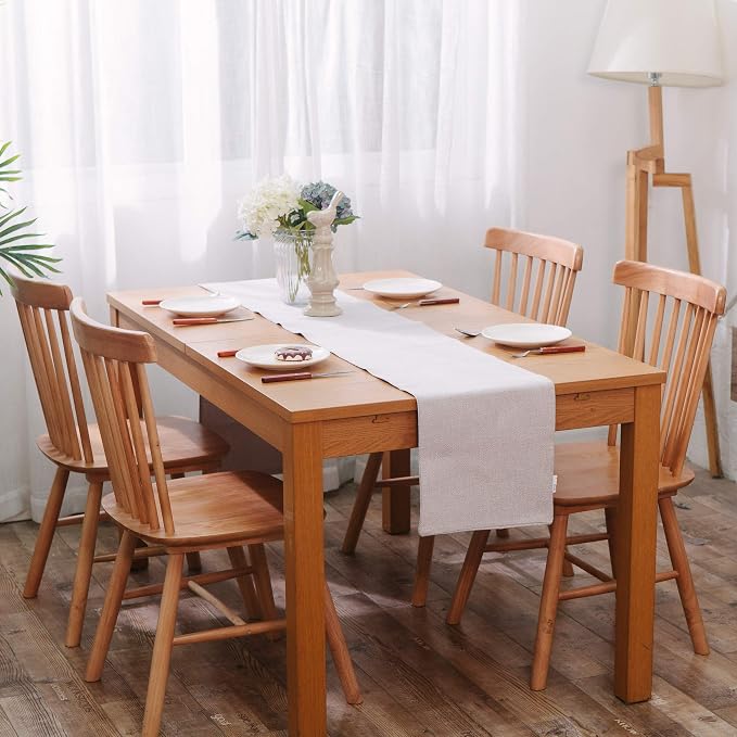 Soft Caddice Faux Linen 2 Piece Fabric in 1 Table Runner, eco-Friendly Fabric - Image 5
