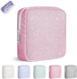 Period Bag for Teen Girls, Canvas Sanitary Napkin Storage Bag by PlaytotheExtreme