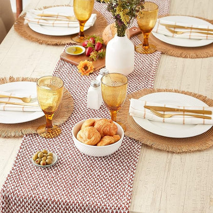 DII Woven Basics Collection 100% Cotton Knit Table Runner - Image 4
