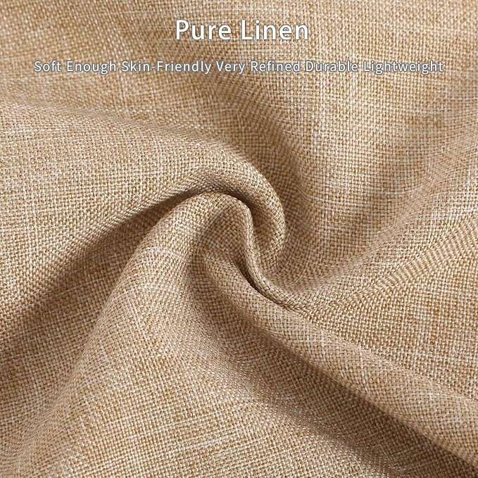 Tosewever Decorative Hemstitch Linen Table Runner Farmhouse Style Tabletop - Image 7