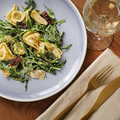 Gibson Elite Pacifco Beach Plates and Bowls Sets, 12-Piece Stoneware Dinnerware - Image 5