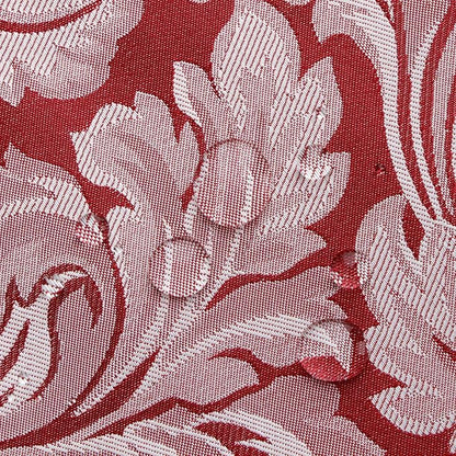 EHouseHome Jacquard Damask Reversible Burgundy Table Runners - Image 6
