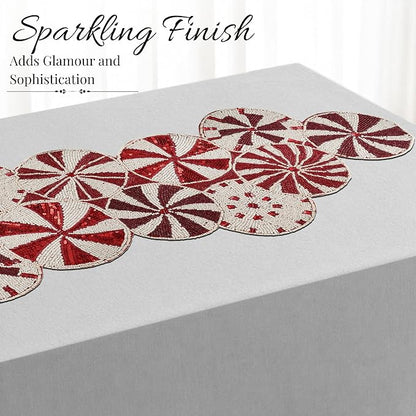 Beaded Table Runner 13 x 36 Inch - Image 9