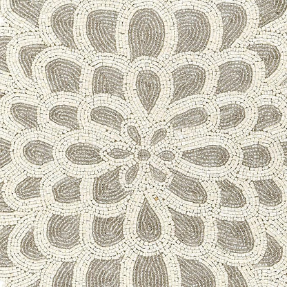Hand-Beaded Table Runner, 13x36 | 85% glass beads, 15% polyester backing - Image 2