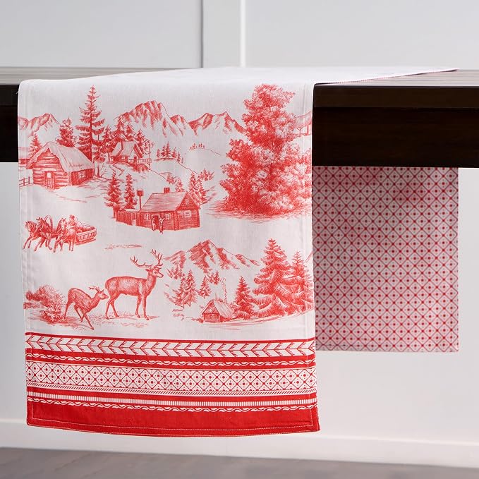Maison d' Hermine Table Runner 100% Cotton 14.50" x 108" | Table Runners 108 - Image 8