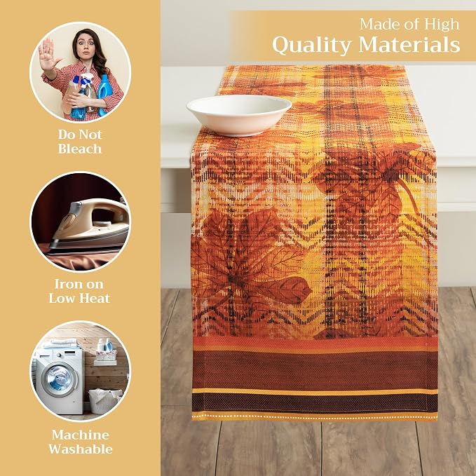 Maison d' Hermine Table Runner 100% Cotton 14.50" x 108" | Table Runners 108 - Image 3
