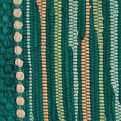 Park Designs Rainforest Chindi Table Runner 13" x 36" | Cotton | Tassel Fringe - Image 3