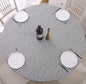 Walrus Round Vinyl Fitted Tablecloth with Flannel Backing Elastic Edge Design Table Cover Waterproof Oil-Proof PVC Table Cloth Stain-Resistant Best for 45"-56" Round