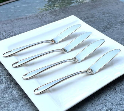 4 Pieces Set Butter knife, Pate Knife Cheese Spreader, Strong Heavy, Food - Image 4