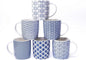 Set of 6 11.5 oz Coffee Mugs by MACHUMA