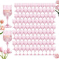 100Pack Plastic Wine Glasses, 7oz Vintage Goblets by LEYIQU