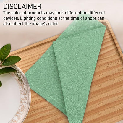 Ruvanti Cloth Napkins Set of 12, 18x18 Reusable Napkins Cloth Washable, Soft & Durable Table Napkin, Poly Cotton Fabric Dinner Napkins for Parties, Christmas, Thanksgiving, Weddings - Amazon