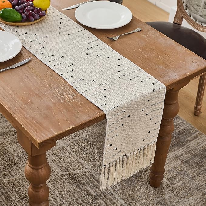 Table Runner 48 Inches Long, Boho Style - Image 2