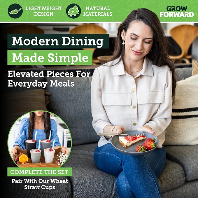 Grow Forward Premium Wheat Straw Plates - Image 5