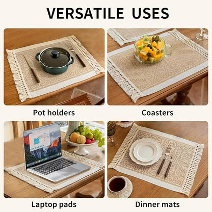 Coffee Totem Linen Table Runner - Image 6