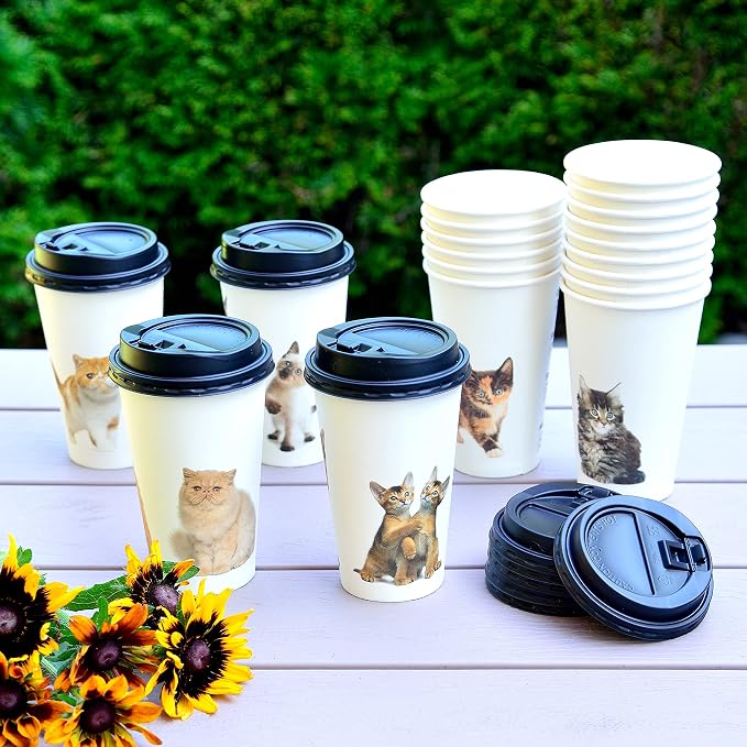 Youngever 72 Sets Disposable Coffee Cups - Image 3