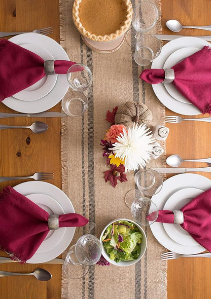 DII Decorative Assorted Silver Napkin Ring Set, One Size - Image 7