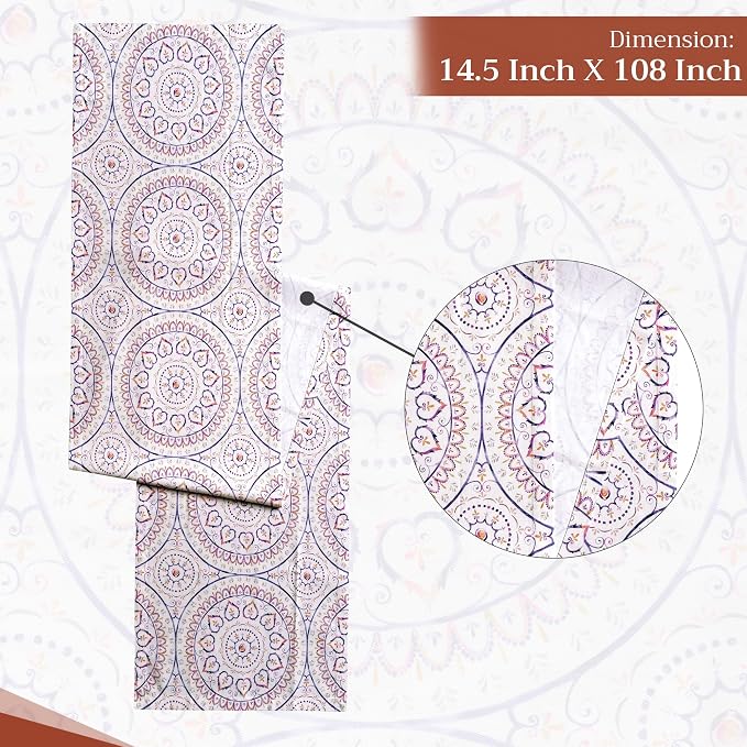 Maison d' Hermine Table Runner 100% Cotton 14.50" x 108" | Table Runners 108 - Image 4