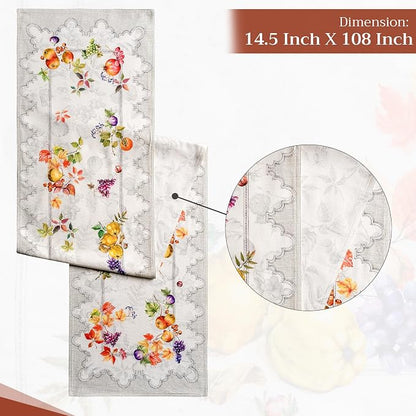 Maison d' Hermine Table Runner 100% Cotton 14.50" x 108" | Table Runners 108 - Image 4