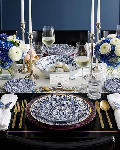 Blue Plastic Plates, anniversaries, or party. - Image 2
