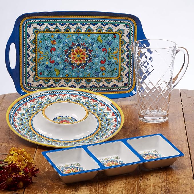 Certified International Portofino 11" Melamine Dinner Plate - Image 4