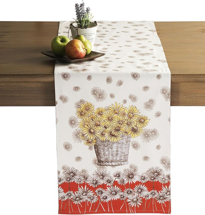 Maison d' Hermine Table Runner 100% Cotton 14.50" x 48" | Table Runners 48 by MaisondHermine