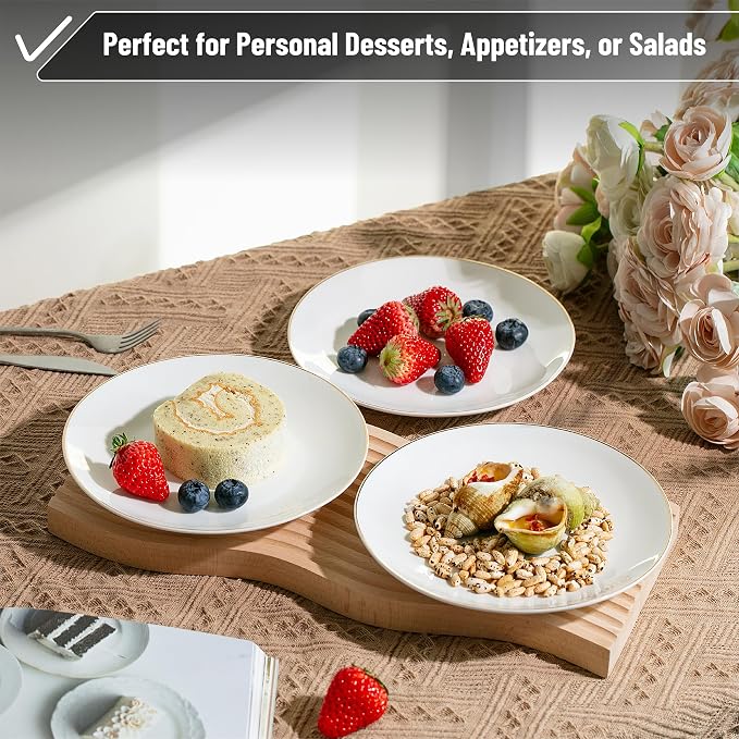BTaT- White Dessert Plates - Image 3