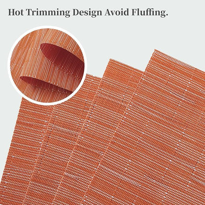 Leetaltree Orange Placemats Set of 4 - Image 3