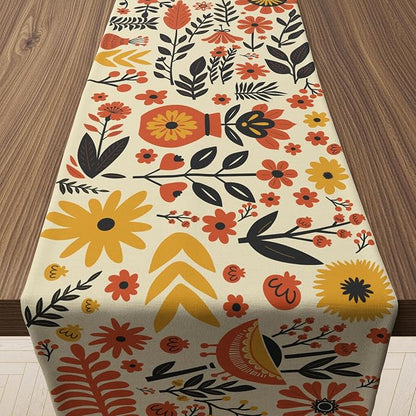 Fall Decor - Floral Table Runner | Autumn Decorations by OHOME