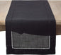 SARO LIFESTYLE Hemstitched Border Table Runner by SaroLifestyle