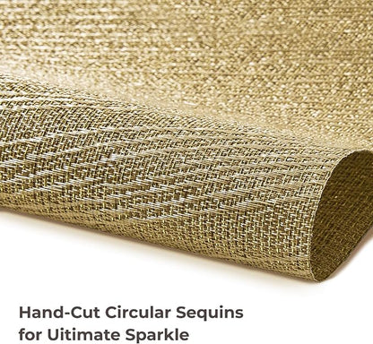 Leetaltree Gold Placemats Set of 8 - Image 7
