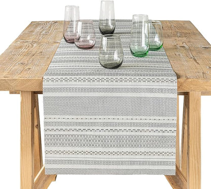 Over&Back 18x90 Reversible Striped Table Runner by overback