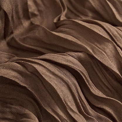 Asee'm 6pcs Brown Coffee Cheesecloth Table Runner 10FT Boho Rustic Fall | Sheer - Image 5