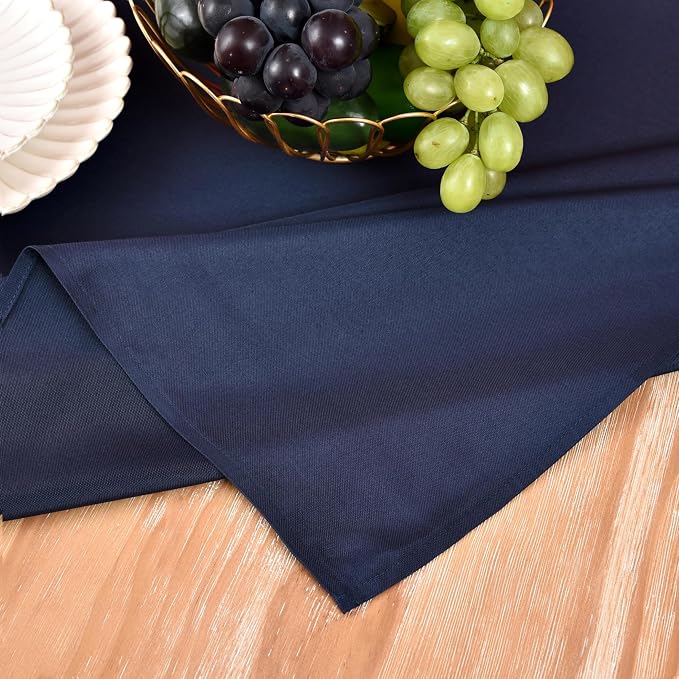 MEANMOY Navy Blue Table Runner 72 Inches Long Waterproof Table Runners | - Image 5