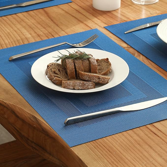 Leetaltree Blue Frame Placemats Set of 8 - Image 8
