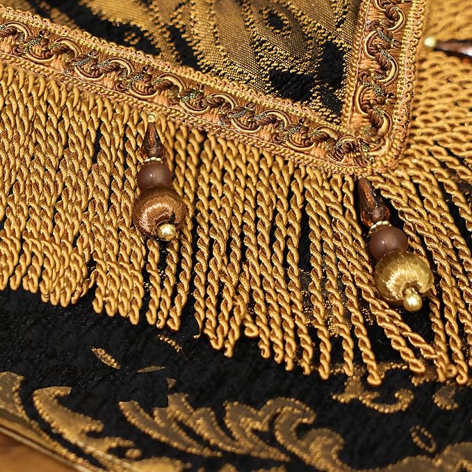 Loom and Mill Luxury Vintage Chenille Table Runner 72 Inches Long, 13x72 inch - Image 5