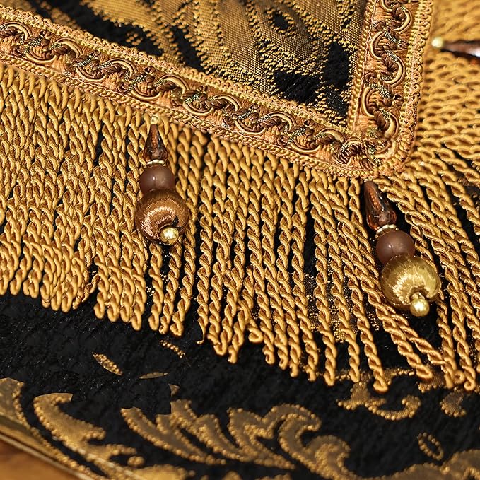 Loom and Mill Luxury Vintage Chenille Table Runner 120 Inches Long, 13x120 inch - Image 5