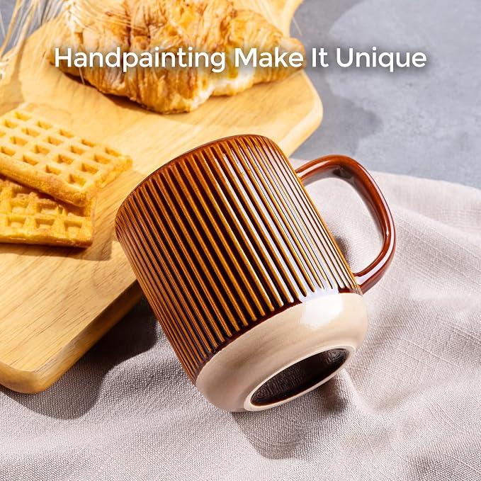 GBhome Coffee Mugs Set of 4, 16 oz Coffee Cups - Image 4