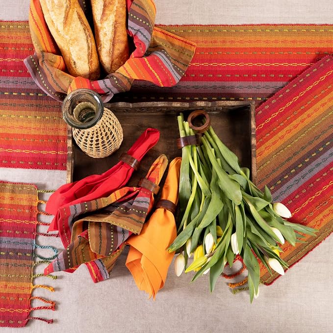 COTTON CRAFT Solid Wood Napkin Rings - Image 9
