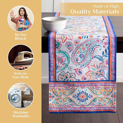 Maison d' Hermine Table Runner 100% Cotton 14.50" x 72" | Table Runners 72 - Image 3