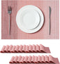 Leetaltree Gradient Pink Woven Placemats Set of 24 by Leetaltree-ArtatEveryTable