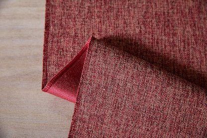 Red Table Runners 72 Inches Long, Burlap Linen Style Rustic Farmhouse Table - Image 7