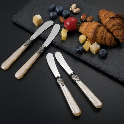 REVERIE Collection 4-piece Stainless Steel Butter Spreader Cheese Knife - Image 4