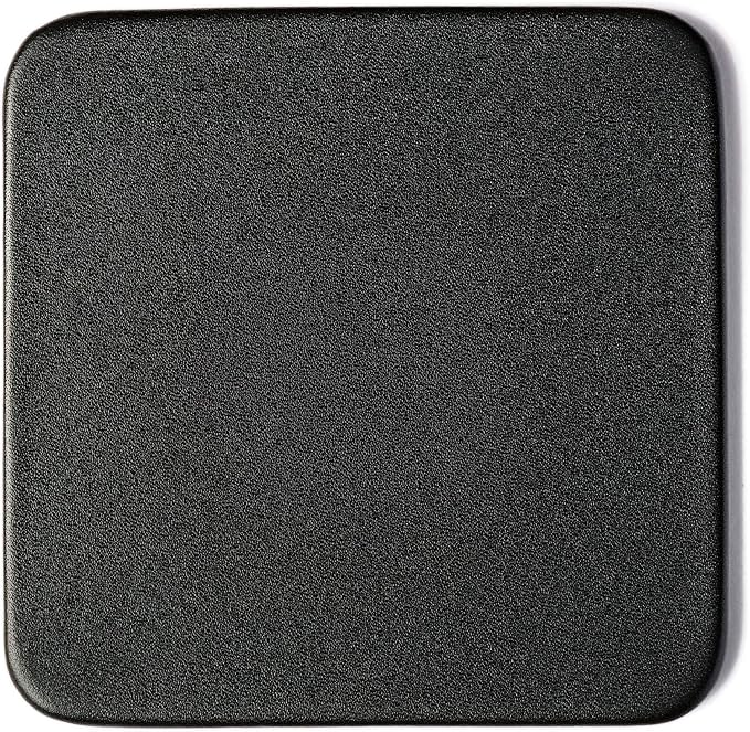 Dacasso Black Leather 4-Square Coaster Set - Image 7