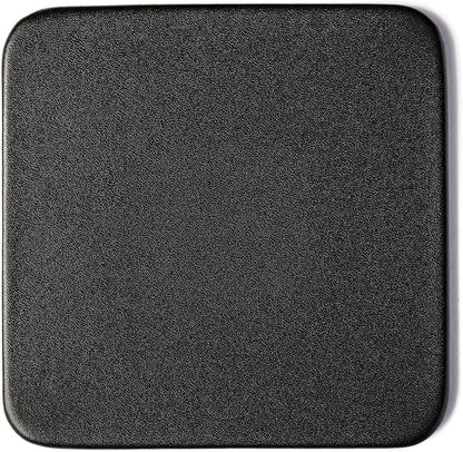 Dacasso Black Leather 4-Square Coaster Set - Image 7