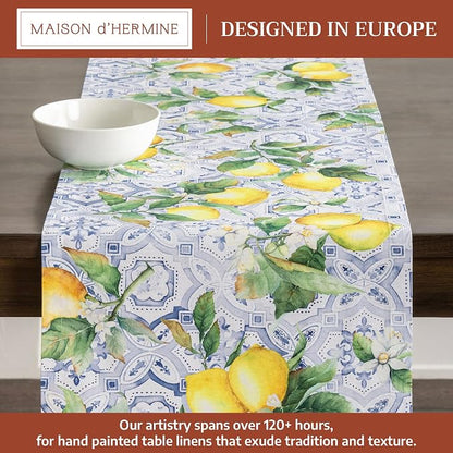 Maison d' Hermine Table Runner 100% Cotton 14.50" x 108" | Table Runners 108 - Image 2