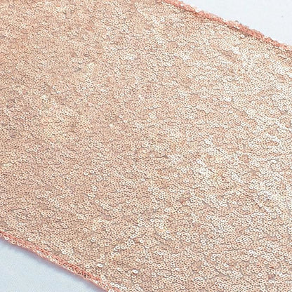 ShinyBeauty 12x72-Inch Rectangle-Champagne-Sequin Table Runner- by ShinyBeauty