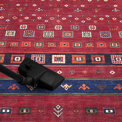 Keen Home Design 3x5 Rug - Machine Washable Entry Rug with Non-Slip Backing, Ideal for Enteryway, Kitchen, Bathroom, Laundry Room - Vintage, Easy Clean, Durable, Low Pile Rug - (3' x 5')