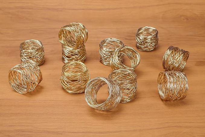 12-Piece Napkin Rings - Image 5
